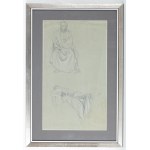 Jan Styka (1858 Lviv - 1925 Rome), Study of an old man for the cycle Quo vadis