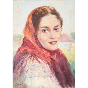 Erno Erb (1878 lub 1890 Lwów - 1943 tamże), Dziewczyna w chuście