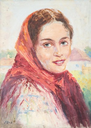 Erno Erb (1878 lub 1890 Lwów - 1943 tamże), Dziewczyna w chuście