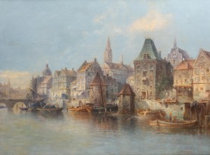 Karl Kaufmann (1843 Neuplachowitz - 1905 Wiedeń), Widok miasta