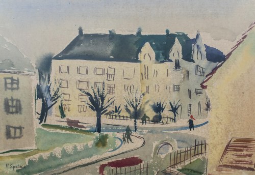 Henryk Epstein (1891 Łódź - 1944 Auschwitz), Pejzaż miejski