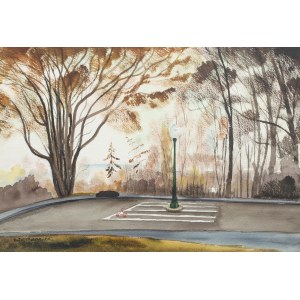 Rafał Malczewski (1892 Kraków - 1965 Montreal), W parku