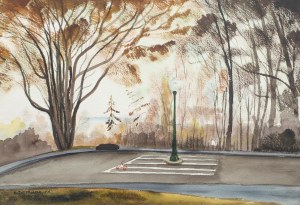 Rafał Malczewski (1892 Kraków - 1965 Montreal), W parku