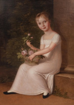 Christoph Suhr (1771-1842), Dziewczynka z kwiatami, 1807 r.