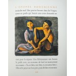 Moses Kisling (1903-1985) René Héron de Villefosse(1903-1985), Portfolio L'epope Bohemienne, 1958.