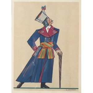 Zofia Stryjeńska (1891 Kraków - 1976 Genewa), Chłop z Wilanowa koło Warszawy
