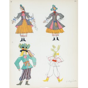 Zofia Stryjeńska (1891 Kraków - 1976 Genewa), Stroje ludowe z Kujaw