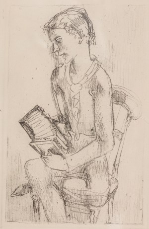 Eugeniusz Zak (1884 Mogilno - 1926 Paryż), Chłopiec z harmonią