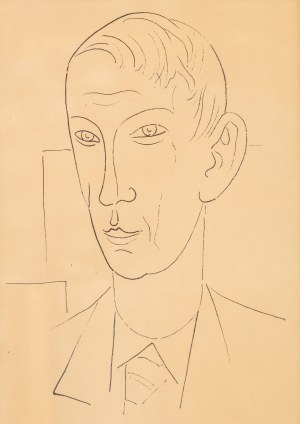 Tymon Niesiołowski (1882 Lwów-1965 Toruń), Głowa męska, 1949 r.