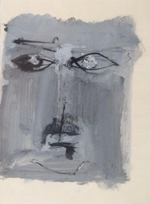 Roman Opałka (1931 Abbeville-Saint-Lucien - 2011 Rzym), Twarz, 1957