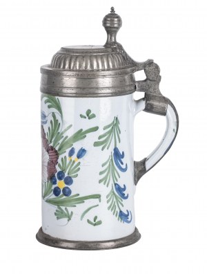 Kufel z pokrywą,Schrezheim, 1 poł. XIX w.