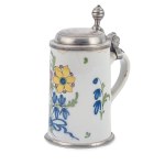 Tankard with lid, Schrezheim, 18th/19th century.