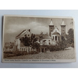 POCZTÓWKA CZERWIŃSK NAD WISŁĄ, KOŚCIÓŁ I ZAKŁAD XX SALEZJANÓW
