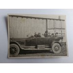 PHOTO OF LIONS, CAR, GROUP OF PEOPLE, AUTOMOBILE RACES 1926