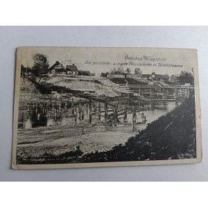 POCZTÓWKA WŁADYSŁAWÓW WLADISLAWOW, MOST, PRZEDWOJENNA 1916 R