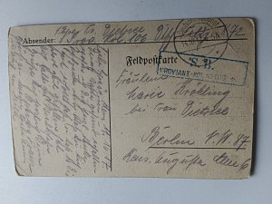 TYPY POHLEDNIC RUSKIE, RUSKÁ CHATA, VESNICE, ZEMĚDĚLSTVÍ, 1917, ZNÁMKA