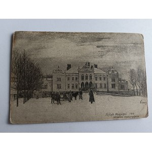 POCZTÓWKA ROKISZKI RAKISZKI DWÓR, WOJSKO, ŻOŁNIERZE, 1916 R