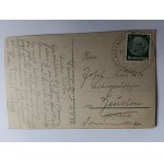 POCZTÓWKA LĄDEK ZDRÓJ BAD LANDECK MOST STEMPEL ZNACZEK
