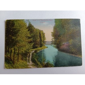 POHLEDNICE MAZURSKÝ JEZERNÍ KRAJ MASURISCHEN SEEN KANAL, PŘEDVÁLEČNÝ ROK 1915