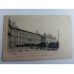 POSTCARD KRAKOW ACADEMY OF FINE ARTS AND THE BUILDING OF THE DIRECTORATE OF RAILROADS OF THE PRE-WAR STATES
