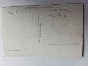 POHLEDNICE NOWY SĄCZ BÍLÝ KLÁŠTER JEPTIŠEK NIEPOKALANEK, PŘEDVÁLEČNÝ