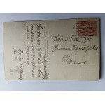CARTE POSTALE RABKA NEW CHURCH, AVANT-GUERRE, TIMBRE-POSTE