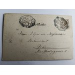 UMĚLECKÁ POHLEDNICE TANEC HUDBA ŽENA MUŽ, FLEDERMAUS QUADRILLE, PŘEDVÁLEČNÁ 1909, ZNÁMKA, RAZÍTKO