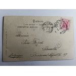 CARTE POSTALE FEMME AVEC CRUCHE, AVANT-GUERRE 1902, TIMBRE, ESTAMPILLÉ