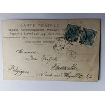 POCZTÓWKA ARTYSTYCZNA DZIEWCZYNKA W KAPELUSZU, PRZEDWOJENNA, ZNACZEK, STEMPEL 1902 R