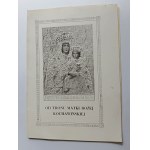 KOCHAWINA, UNCLE, MEMENTO, FROM THE THRONE OF MOTHER OF GOD KOCHAWINA, KS BURY, 1937