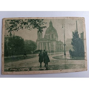 POCZTÓWKA WARSZAWA TABLETKI ASPIRIN W CZASIE POGODY ASPIRINOWEJ
