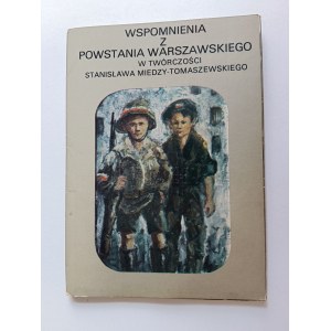 SADA 9 POHLEDNIC POLSKÝ OBRAZ STANISŁAW MIEDZA-TOMASZEWSKI, VZPOMÍNKY NA VARŠAVSKÉ POVSTÁNÍ