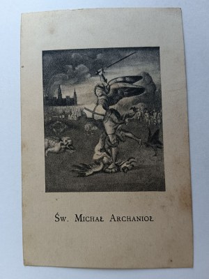 OBRAZEK ZDJĘCIE ŚW MICHAŁ ARCHANIOŁ 1937 R
