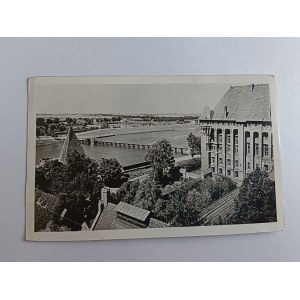 POCZTÓWKA MALBORK WIDOK Z WIEŻY ZAMKOWEJ NA NOGAT