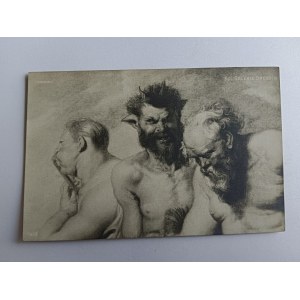 CARTE POSTALE PEINTURE DIABLE, AVANT-GUERRE