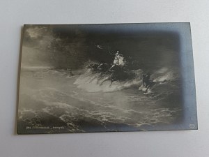 POHLEDNICE MALUJÍCÍ KONĚ MOŘE, PŘEDVÁLEČNÁ