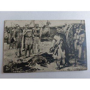 CARTE POSTALE, CHEVALIERS, ARMÉE, BATAILLE, AVANT-GUERRE
