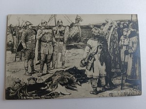 POHLEDNICE MALBA, RYTÍŘI, ARMÁDA, BITVA, PŘEDVÁLEČNÁ