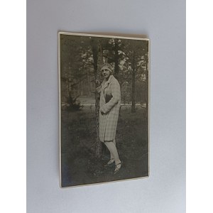 PHOTO DOWNTOWN OTWOCK, WOMAN, 1928