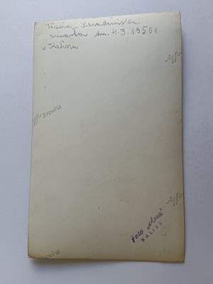 ZDJĘCIE KALISZ, KOBIETA 1950 R