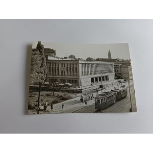 CARTE POSTALE PRL KRAKÓW SPORTING COMBINE KORONA, TRAMWAY