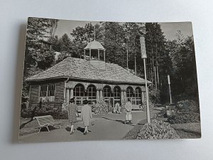 POHLEDNICE PRL KRYNICA PIJALNIA WÓD MINERALNYCH JAN I JÓZEF