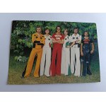 POSTCARD PRL TEAM HAPPY END, NOWAK, JARZĘBSKA, JANICKI