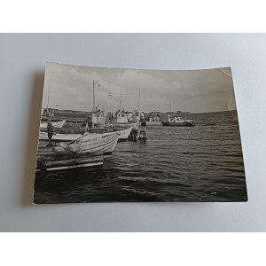 POCZTÓWKA PRL NOWE WARPNO PORT RYBACKI, ŁODZIE RYBACKIE