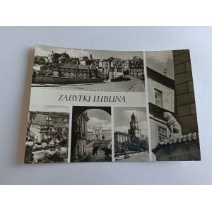 CARTE POSTALE PRL CHÂTEAU DE LUBLIN, TOUR DE LA TRINITÉ, TIMBRE