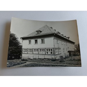 CARTE POSTALE PRL MIASTKO POWIATOWA PRZYCHODNIA OBWODOWA STREET WIELKOPOLSKA STREET