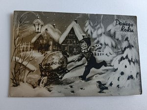 POCZTÓWKA ŚWIĄTECZNA, ZIMA