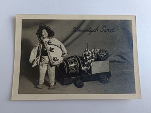 VÁNOČNÍ POHLEDNICE, HRAČKA HORAL, LIDOVÉ KROJE