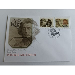 POLISH MILLENNIUM ENVELOPE, STAMP
