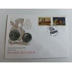 POLISH MILLENNIUM ENVELOPE, STAMP